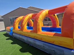 20250327 115555 1749073765 30' Yellow Grey Marble Lane Slip and Slide